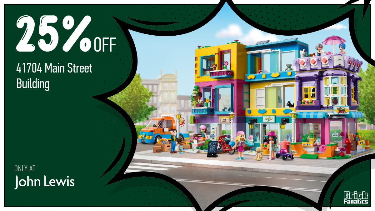 Big saving on retiring LEGO Friends 41704 Main Street Building in John Lewis sale
