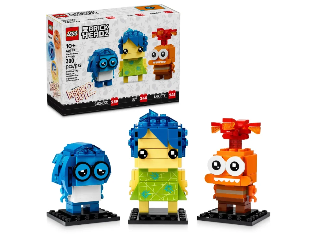LEGO BrickHeadz 40749 Joy Sadness Anxiety 1 1024x768