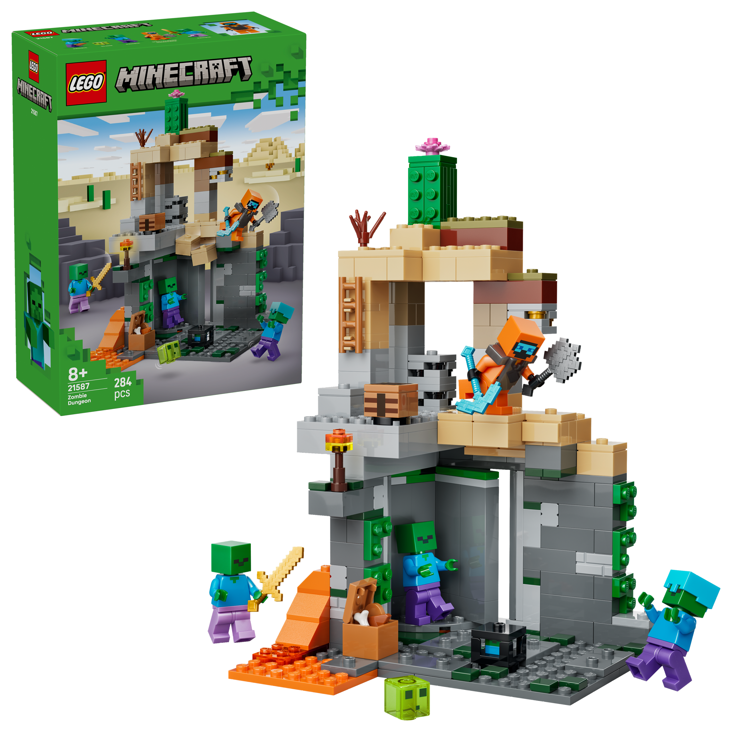 LEGO Minecraft 21587 Zombie Dungeon 5 scaled