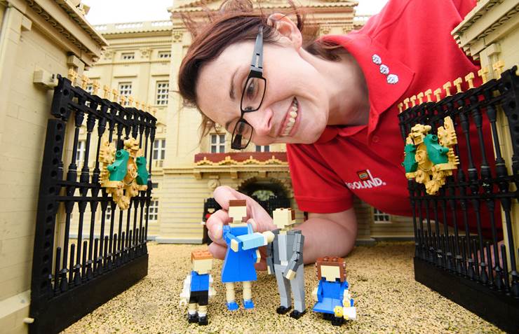 The new Prince arrives at the LEGOLAND Windsor Resort