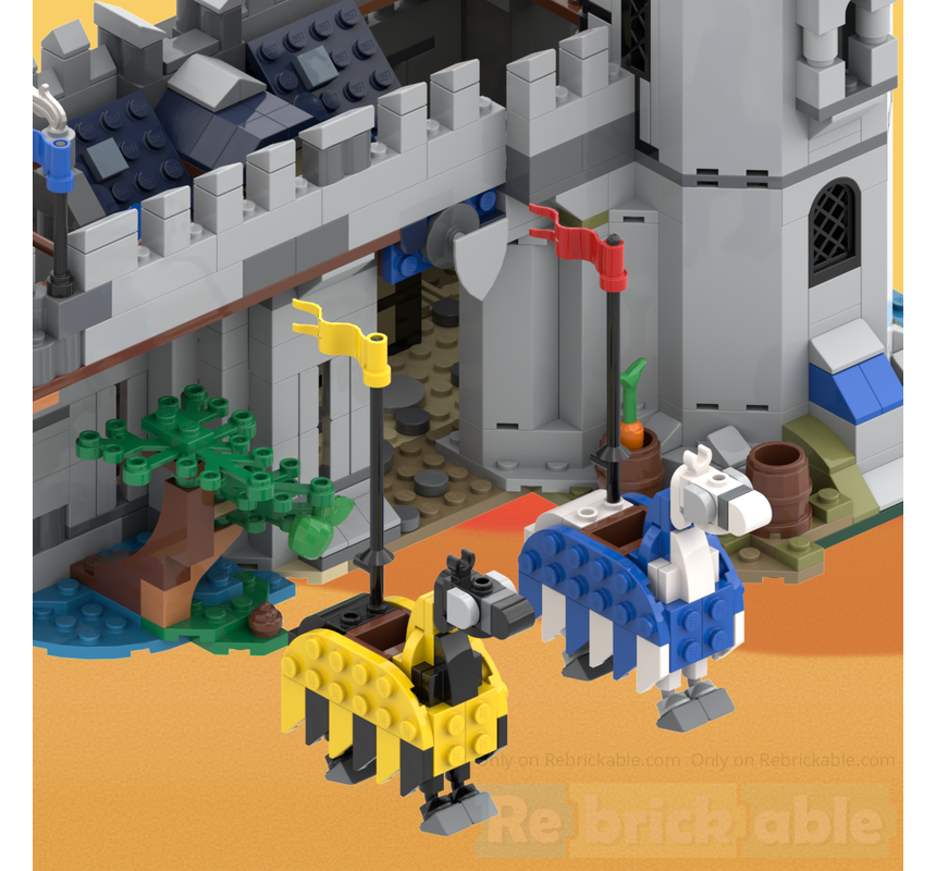 Rebrickable LEGO 31168 Wizard Tower alt build 6