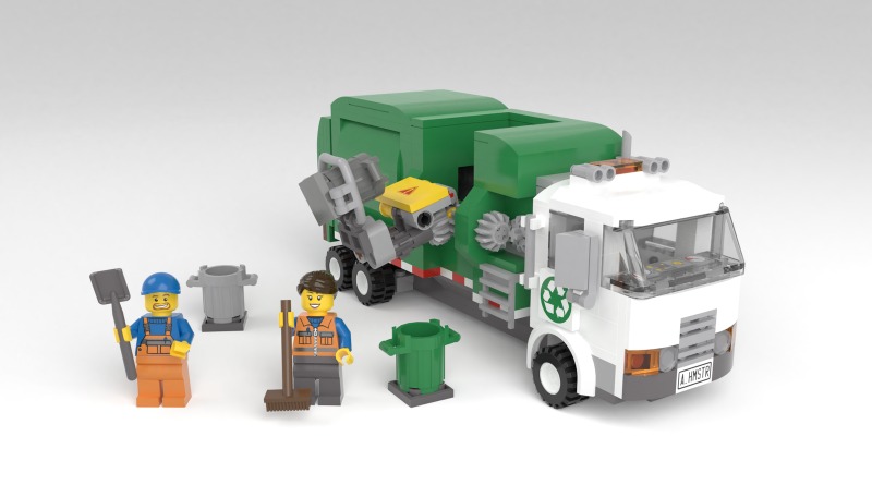 Automated Garbage Truck reaches 10,000 votes on LEGO Ideas