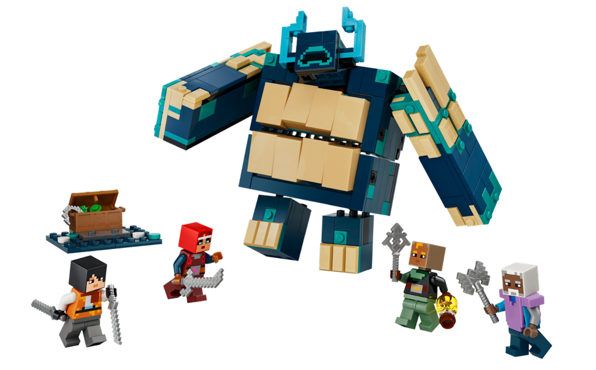 LEGO Minecraft 21591 The Twisted Warden Battle 16