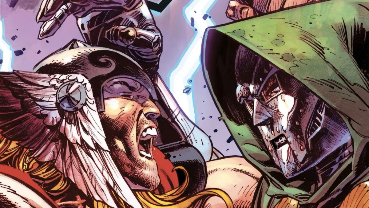 Thor versus Doctor Doom